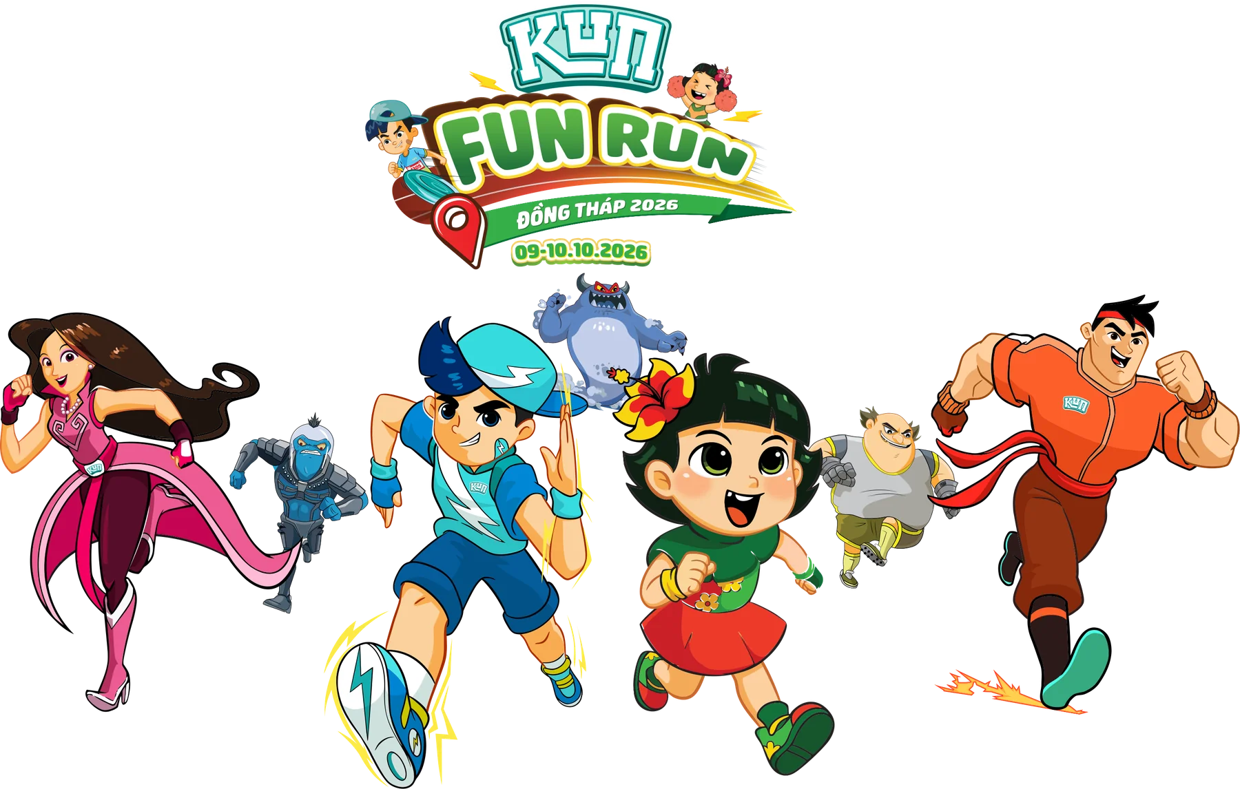 KUN Fun Run Đồng Tháp 2026, 09-10.10.2026
